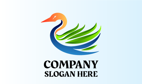 Logo Bebek Bulu Hijau