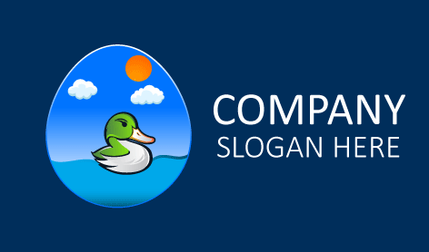 Logo Bebek Mallard Hijau