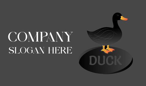 Logo Bebek Paruh Oranye