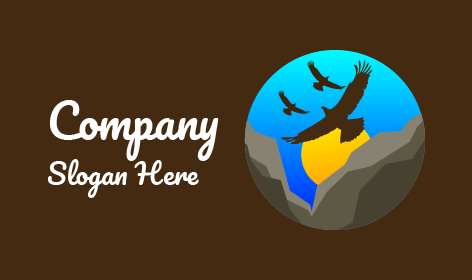 Logo Burung Elang Terbang