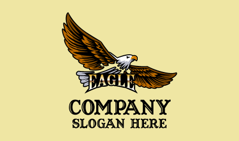 Logo Kata Burung Elang