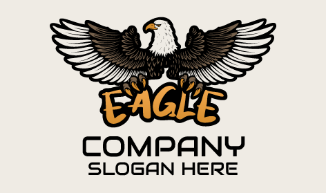 Logo Tanda Kata Elang Ganas