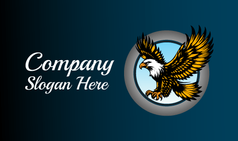 Logo Elang Kuning Terbang