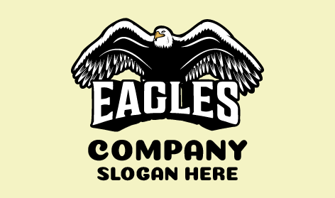 Logo Tanda Kata Elang Yang Menjulang Tinggi