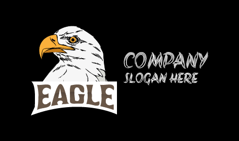 Logo Tanda Kata Elang Yang Waspada