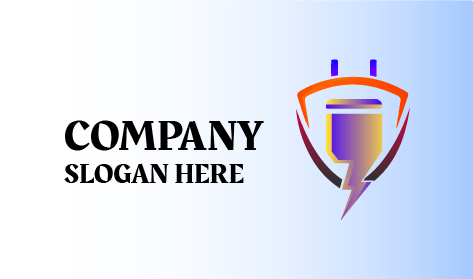 Charging Adapter Electrician Logo