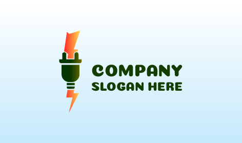 Electric Charge Switch Electrician Logo