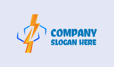 Elektrifizierende Stecker Elektriker Logo