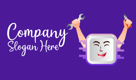 Logótipo Do Eletricista Happy Helper