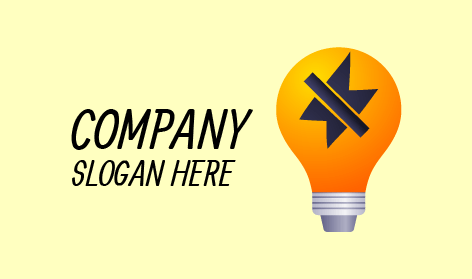 Logótipo De Eletricista Para Lâmpada Recarregável