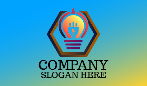 Red Layer Electrician Logo