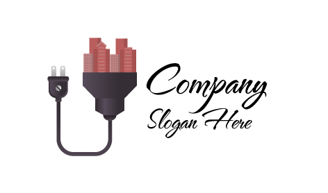 Logótipo De Eletricista De Desenvolvimento Urbano