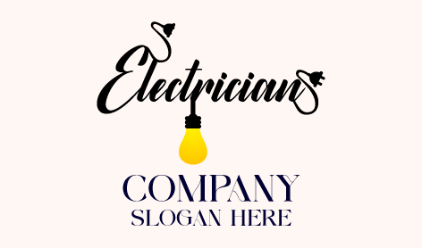 Logótipo Da Yellow Bulb Electrician