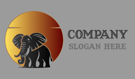 Logo Gajah Raksasa Purba