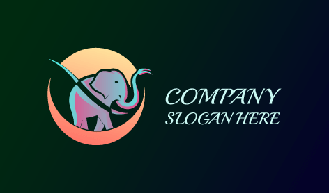 Logo Mit Elefanten-halbmondgang