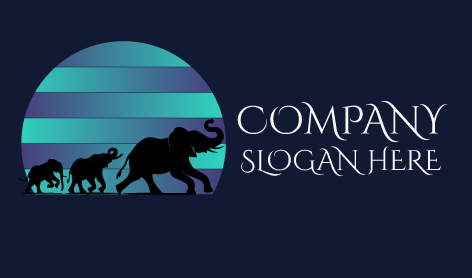 Logo Gajah Agung Yang Menginjak