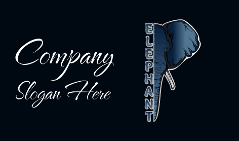 Logo Gajah Abu-abu Menggelegar
