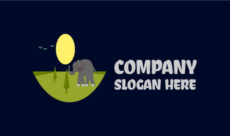 Logo Mit Gelbem Mondelefanten