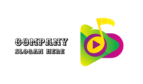 Logo Di Intrattenimento Del Convertitore Audio