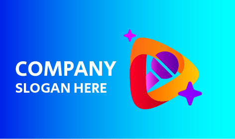 Logo Di Intrattenimento Con Microfono Viola Per Musica