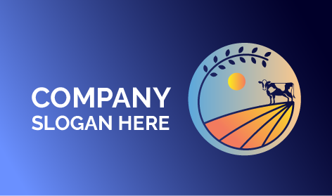 Markantes Logo Einer Viehfarm