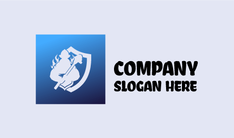 Logo Kebakaran Olimpiade Biru