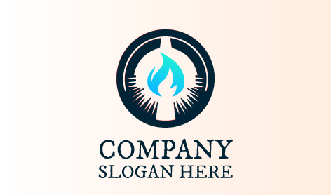 Logo Api Biru Langit Yang Keren