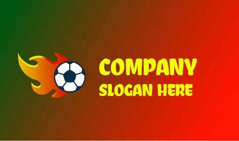 Logo De Feu De Football Féroce