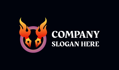 Logo Api Ujung Ujung Menyala