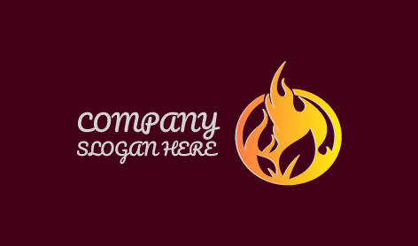 Logo Api Oranye Tinggi