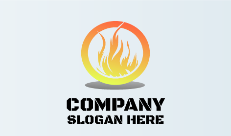 Logo Nyala Api Kuning Muda