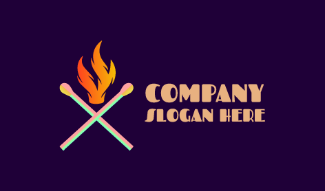 Logo Api Batang Korek Api