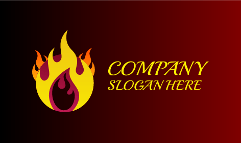 Logo Api Bola Olahraga Menderu