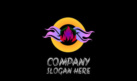 Logo Kebakaran Sayap Berasap