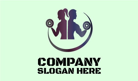 Logotipo De Gimnasio De Fitness y Culturismo