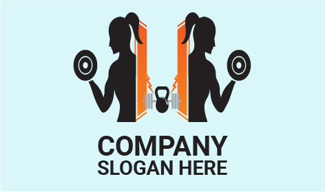 Logotipo De Entrenamiento Físico Femenino