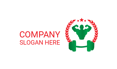 Logotipo De Entrenamiento Para Desarrollar Músculos