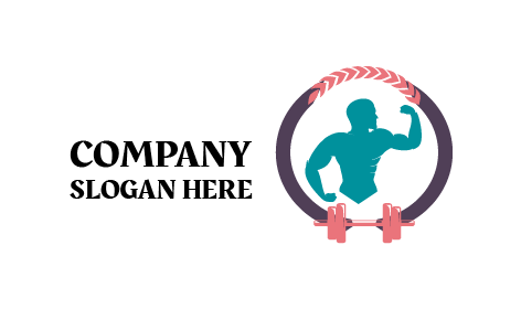 Logotipo De Entrenamiento De Fitness Muscular