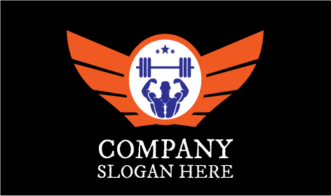 Logotipo De Entrenamiento Físico Gratuito