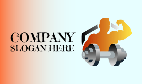 Logo Fitness Professionale Con Bilanciere