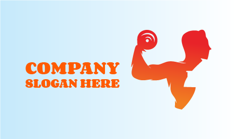 Logotipo De Gimnasio Deportivo y Fitness