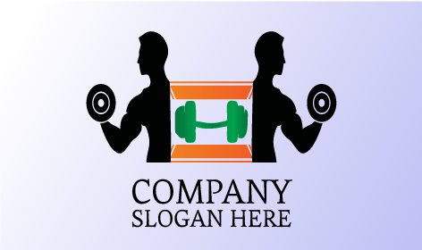 Logotipo De Entrenamiento Físico De Levantamiento De Pesas