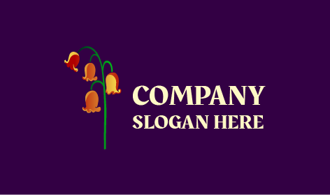 Elegante Logo A Forma Di Fiore Di Bucaneve