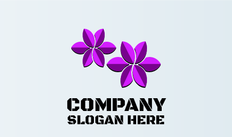 Logotipo De Flor De Bígaro Violeta