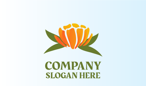 Logotipo De Flor De Loto Brillante