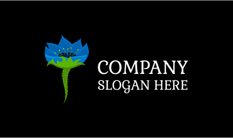 Logotipo De Flor De Tallo Espinoso