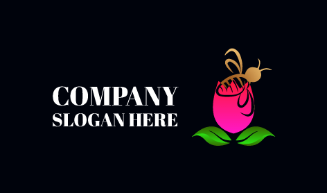 Logotipo De Mosca Dorada Opaca