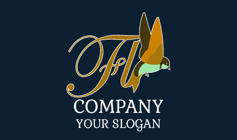 Logotipo De La Mosca Gorrión Dorado