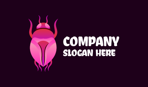 Logotipo de Mosca Escarabajo Magenta