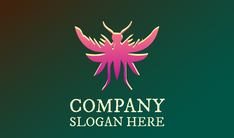 Logotipo Sofisticado De Insecto Escarabajo Mosca